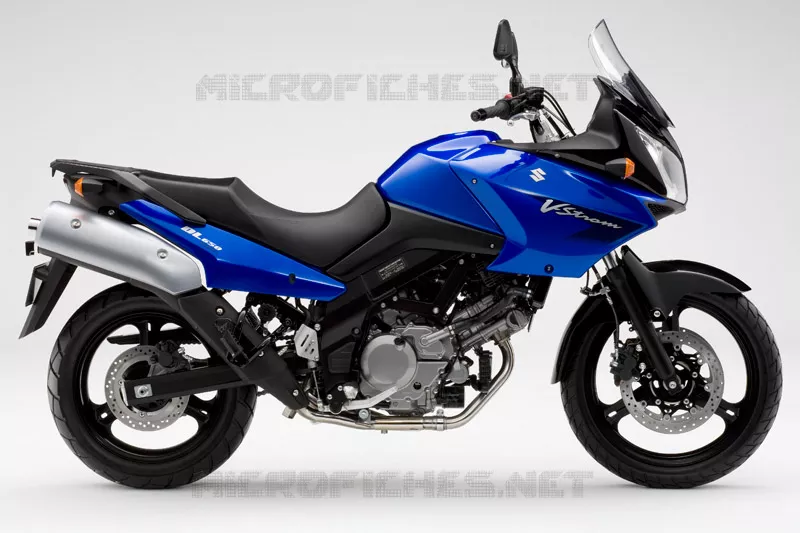 * PHOTOGRAPHIE DE COULEUR DL650K8 * Suzuki MOTO 650 V-STROM 2008  DL650AK8(E2)