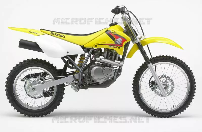 * PHOTOGRAPHIE DE COULEUR DR-Z125LK5 * Suzuki MOTO 125 DR-Z 2006  DR-Z125LK6(E3/E28)