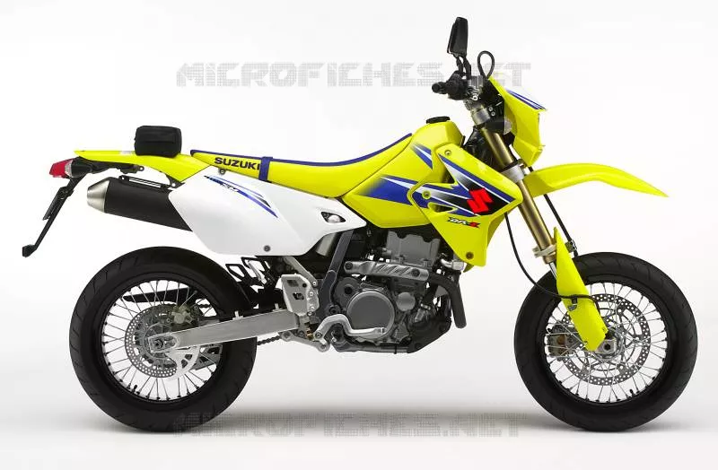 * PHOTOGRAPHIE DE COULEUR DR-Z400SMK6 * Suzuki MOTO 400 DR-Z 2008  DR-Z400SMK8(E2)
