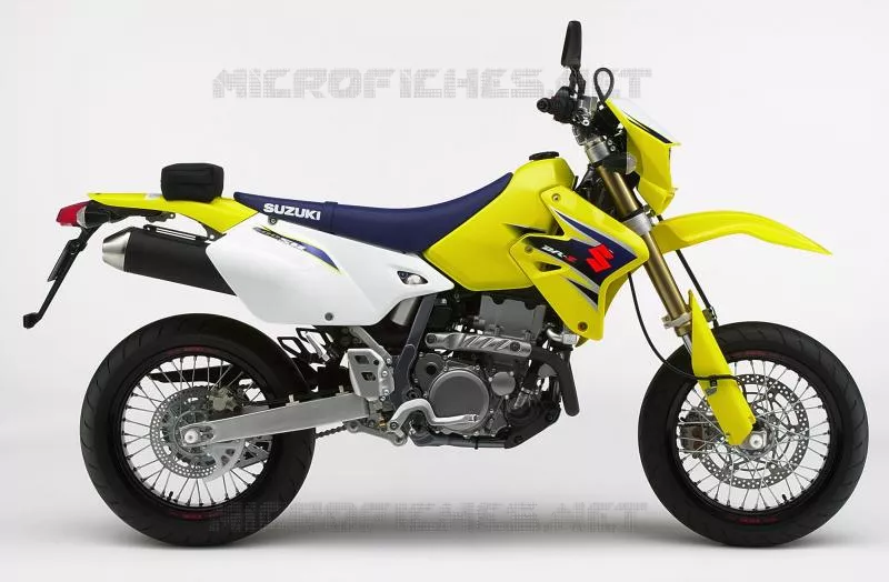 * PHOTOGRAPHIE DE COULEUR DR-Z400SMK7 * Suzuki MOTO 400 DR-Z 2008  DR-Z400SMK8(E2)