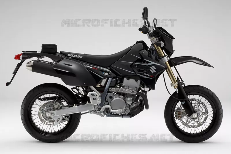 * PHOTOGRAPHIE DE COULEUR DR-Z400SMK8 * Suzuki MOTO 400 DR-Z 2008  DR-Z400SMK8(E2)
