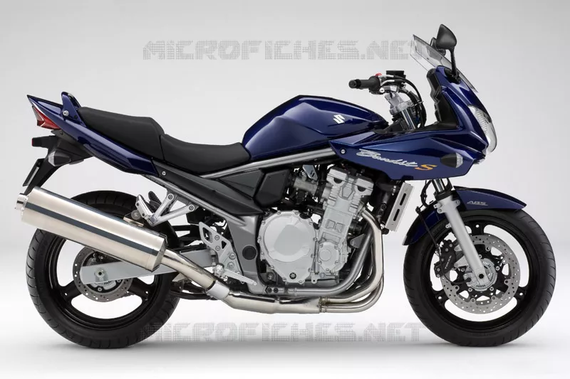 * PHOTOGRAPHIE DE COULEUR GSF650SAK8 * Suzuki MOTO 650 BANDIT 2007  GSF650SAK7(E19)