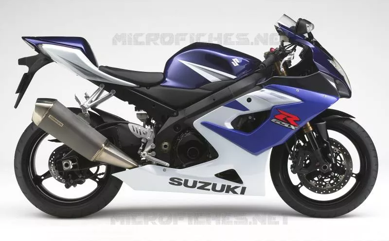 * PHOTOGRAPHIE DE COULEUR GSX-R1000K5 * Suzuki MOTO 1000 GSX-R 2006  GSX-R1000 K6 (E03)