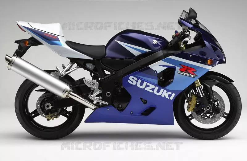 * PHOTOGRAPHIE DE COULEUR GSX-R600K5 * Suzuki MOTO 600 GSX-R 2005  GSX-R600U3K5(E2)