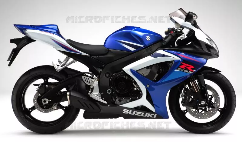 * PHOTOGRAPHIE DE COULEUR GSX-R750K7 * Suzuki MOTO 750 GSX-R 2006  GSX-R750U2K6(E2)