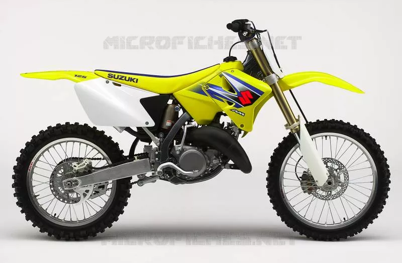 * PHOTOGRAPHIE DE COULEUR RM125K6 * Suzuki MOTO 125 RM 2003  RM125K3