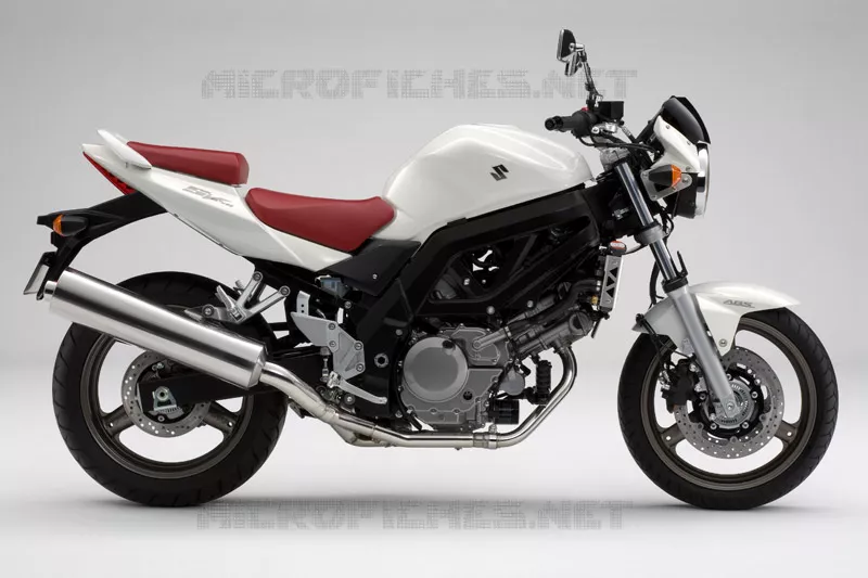 * PHOTOGRAPHIE DE COULEUR SV650AK8 * Suzuki MOTO 650 SV 2008  SV650SUK8(E2)