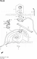RESERVOIR D'ESSENCE pour Suzuki BURGMAN 125 2014