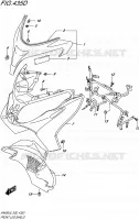CARENAGES AVANT (AN400ZAL6 E02) pour Suzuki BURGMAN 400 2016