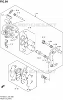 ETRIER DE FREIN AVANT pour Suzuki BURGMAN 400 2014