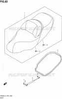 SELLE (AN650L4 E02) pour Suzuki BURGMAN 650 2014