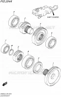 TRANSMISSION FINALE pour Suzuki BURGMAN 650 2015
