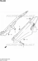 CARENAGES ARRIERE (MODELE K6) pour Suzuki V-STROM 1000 2006