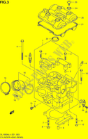 CULASSE (REAR) pour Suzuki V-STROM 1000 2014