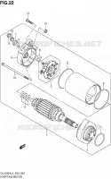 DEMARREUR pour Suzuki V-STROM 1000 2014