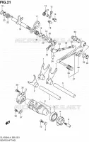 ENSEMBLE SELECTEUR DE VITESSES pour Suzuki V-STROM 1000 2014