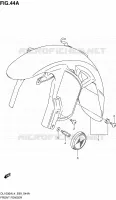 GARDE BOUE AVANT (WITH REFLECTOR) pour Suzuki V-STROM 1000 2014