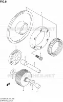 ROUE LIBRE DE DEMARREUR pour Suzuki V-STROM 1000 2014
