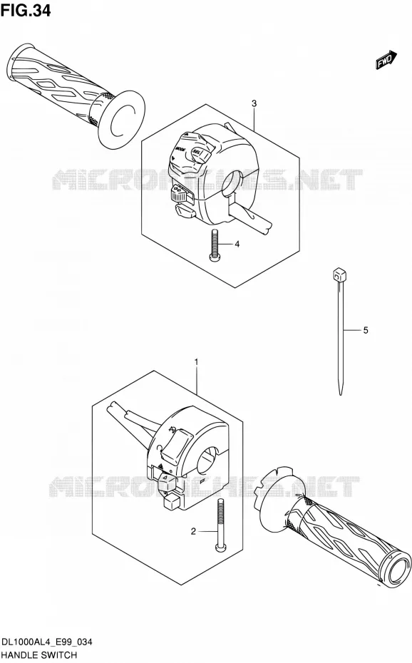 COMMODOS Suzuki MOTO 1000 V-STROM 2014  DL1000A L4 (E99)