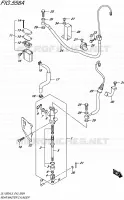 MAITRE CYLINDRE ARRIERE pour Suzuki V-STROM 1000 2015
