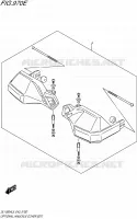 OPTIONS (KNUCKLE COVER SET) pour Suzuki V-STROM 1000 2015