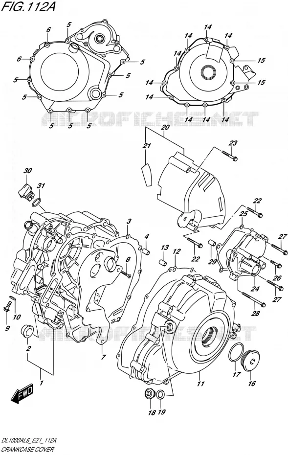CARTER Suzuki MOTO 1000 V-STROM 2016  DL1000A L6 (E21)