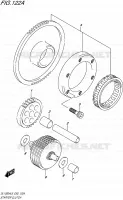 ROUE LIBRE DE DEMARREUR pour Suzuki V-STROM 1000 2016