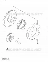 ROUE LIBRE DE DEMARREUR pour Suzuki V-STROM 650 2011