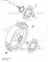 ROUE AVANT (DL650AL1 E28) pour Suzuki V-STROM 650 2011