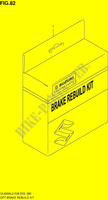 KIT REPARATION DE FREIN pour Suzuki V-STROM 650 2012