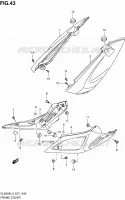CARENAGES ARRIERE pour Suzuki V-STROM 650 2013