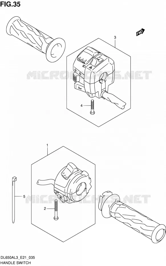 COMMODOS Suzuki MOTO 650 V-STROM 2013  DL650A L3 (E21)