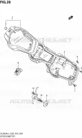 COMPTEUR (DL650AL4 E28) pour Suzuki V-STROM 650 2014