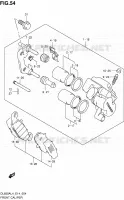 ETRIER DE FREIN AVANT pour Suzuki V-STROM 650 2014