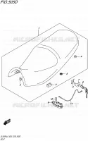 SELLE (DL650XAL6 E28) pour Suzuki V-STROM 650 2016