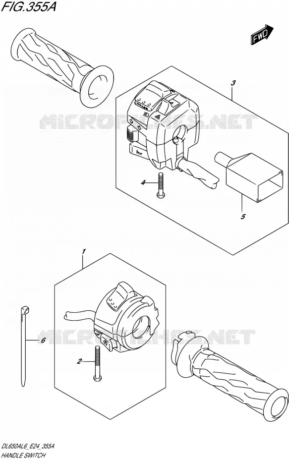 COMMODOS Suzuki MOTO 650 V-STROM 2016  DL650AUE L6/DL650XA L6/DL650XAUE L6 (E24)