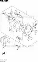 ETRIER DE FREIN AVANT pour Suzuki DR 200 2015