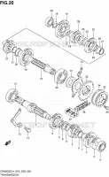 TRANSMISSION pour Suzuki DR 650 2014