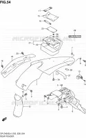 GARDE BOUE ARRIERE pour Suzuki DR-Z 400 2014