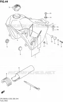 RESERVOIR D'ESSENCE (DR Z400SL4 E33) pour Suzuki DR-Z 400 2014