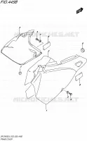 CARENAGES ARRIERE (DR Z400SL5 E28) pour Suzuki DR-Z 400 2015