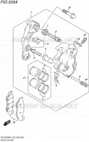 ETRIER DE FREIN AVANT pour Suzuki DR-Z 400 2016