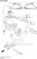 RESERVOIR D'ESSENCE (DR Z400SML6 E28) pour Suzuki DR-Z 400 2016