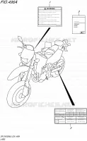 ETIQUETTE pour Suzuki DR-Z 400 2016