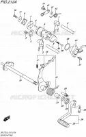 ENSEMBLE SELECTEUR DE VITESSES pour Suzuki DR-Z 70 2016