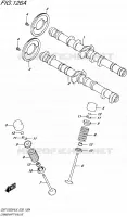 ARBRE A CAMES   VALVE pour Suzuki BANDIT 1250 2016