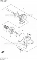 POMPE A EAU pour Suzuki BANDIT 1250 2016