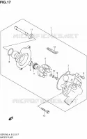 POMPE A EAU pour Suzuki GSR 750 2014