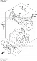 ETRIER DE FREIN AVANT pour Suzuki GSR 750 2015