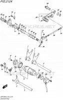 ENSEMBLE SELECTEUR DE VITESSES pour Suzuki GSR 750 2016